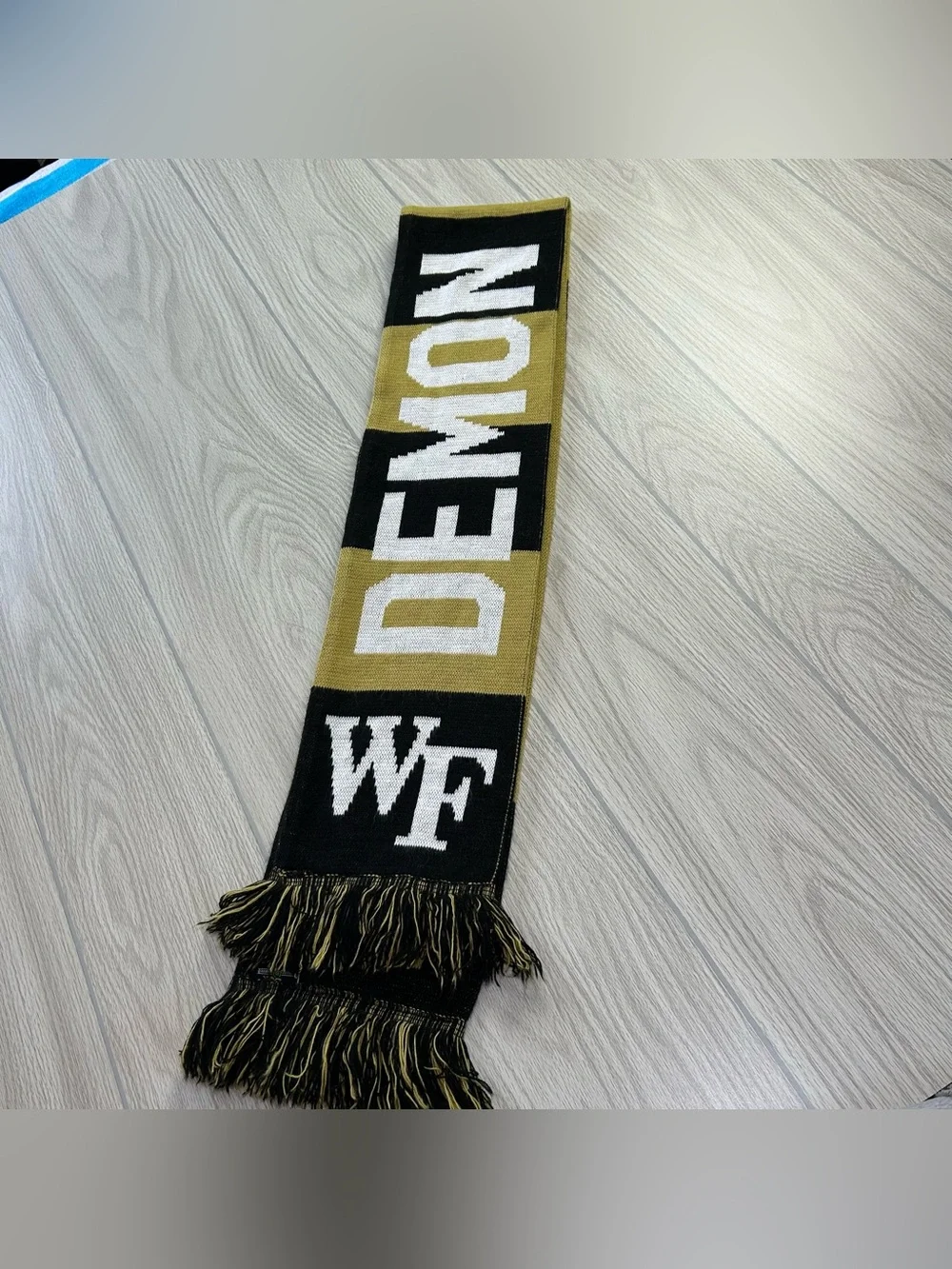 Wake Forest Demon Deacons Classic Knitted Scarf Diehard Scarves 63”x7” OS